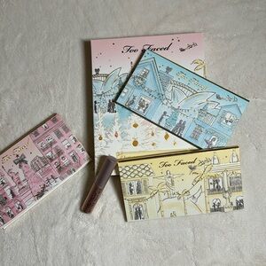 NIB Too Faced Limited Edition Christmas Around the World makeup collection